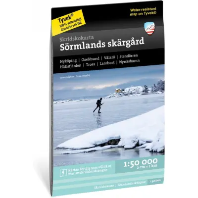 Calazo förlag Skridskokarta Sörmlands skärgård 1:50.000 NoColour