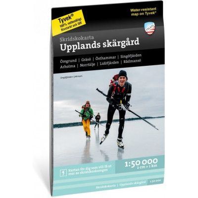 Calazo förlag Skridskokarta Upplands skärgård 1:50.000 NoColour