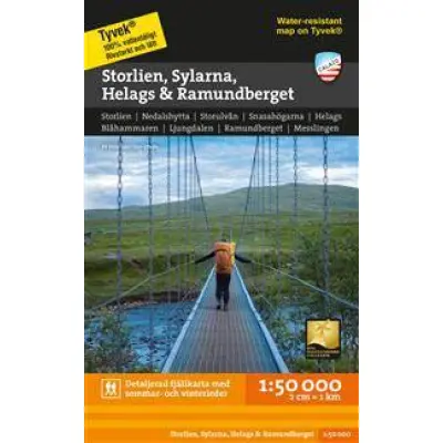 Calazo Storlien Sylarna Helags Ramundberget 1:50.000