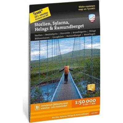 Calazo förlag Storlien Sylarna Helags Ramundberget 1:50.000 NoColour