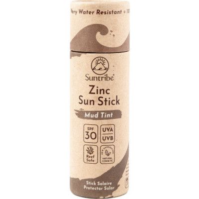 Suntribe Natural Mineral Zinc Sun Stick SPF 30 Mud Tint