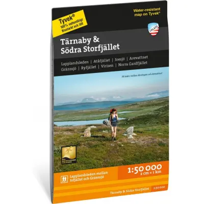 Calazo förlag Tärnaby & Södra Storfjället 1:50.000 NoColour