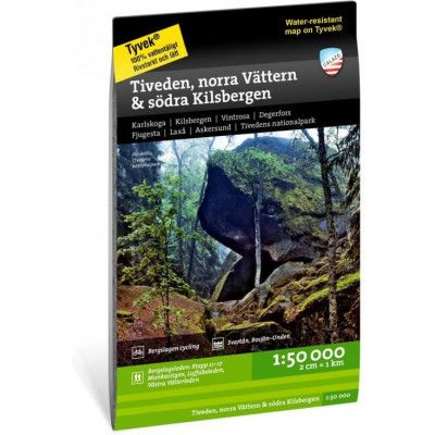 Calazo förlag Tiveden, Norra Vättern & södra Kilsbergen 1:50.000 NoColour