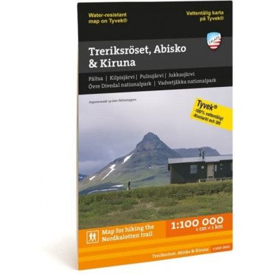 Calazo förlag Treriksröset, Abisko & Kiruna 1:100.000 NoColour