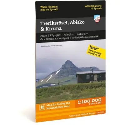 Calazo förlag Treriksröset, Abisko & Kiruna 1:100.000 NoColour