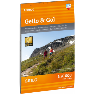 Calazo förlag Turkart Geilo & Gol 1:50.000 NoColour