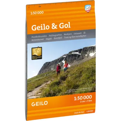 Calazo förlag Turkart Geilo & Gol 1:50.000 NoColour