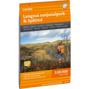 Turkart Langsua Nasjonalpark & Spåtind 1:50.000 Nocolour