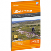 Turkart Lillehammer 1:50.000 Nocolour