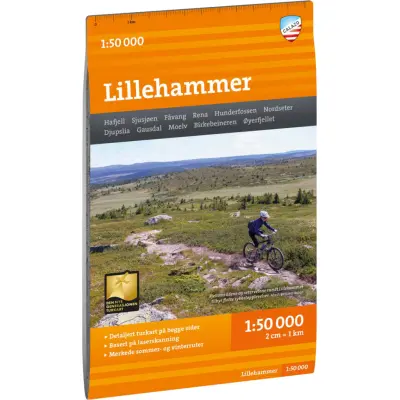 Calazo förlag Turkart Lillehammer 1:50.000 NoColour