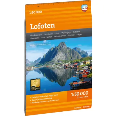 Calazo förlag Turkart Lofoten 1:50 000 NoColour