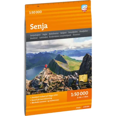 Calazo förlag Turkart Senja 1:50.000 NoColour