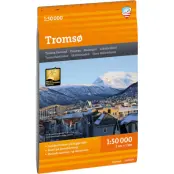 Calazo förlag Turkart Tromsø 1:50.000 NoColour