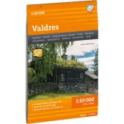 Calazo förlag Valdres 1:50 000 Hiking map
