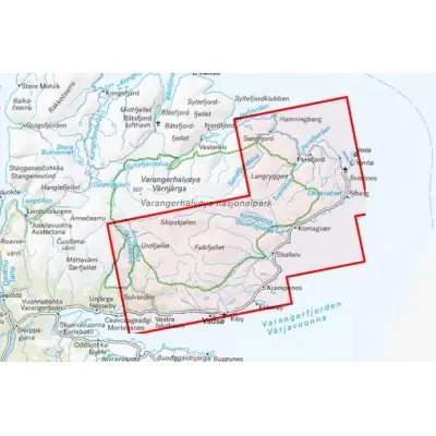 Calazo Vardø&Vadsø 1:50.000