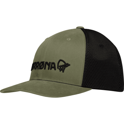 Norrøna /29 Mesh Flexfit Cap Olive Night/Caviar