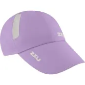 2XU Run Cap Grape Fizz/white