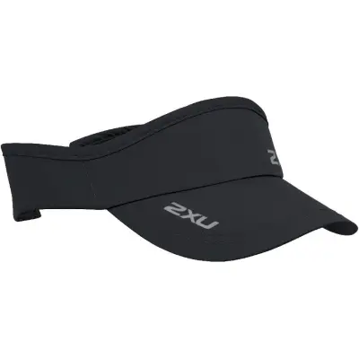 2XU Unisex Run Visor Black/Black