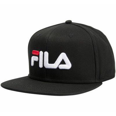 6 panel classic cap, black, one size,  fila