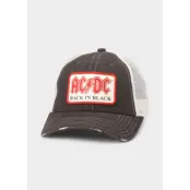 Acdc Orville Ivory/Black Ameri, Ivory/Black, One Size, Hattar