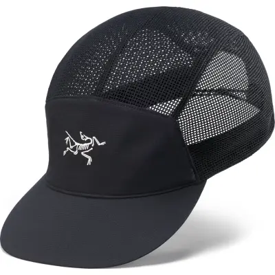 Arc'teryx Norvan Mesh 5 Panel Cap Black/Arctic Silk