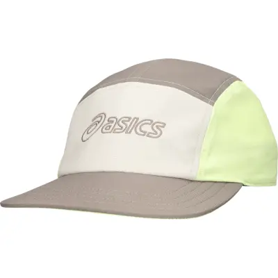 Asics Asics 5 Panel Cap Taupe Grey/mineral Beige /huddle Yellow