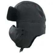 Avignon Flaps Vinterkeps med Mjuk Skärm Syntetpäls