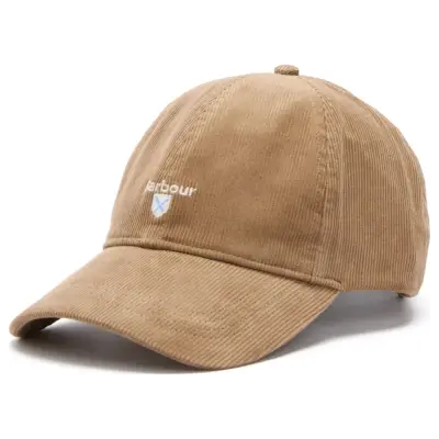 Barbour Bayfield Cord Cap Beige