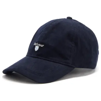 Barbour Bayfield Cord Cap Navy