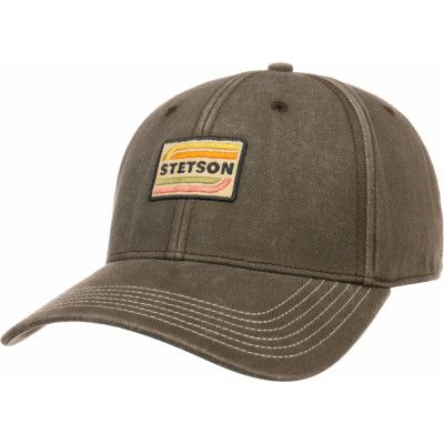 Stetson Baseball Cap Cotton Olive
