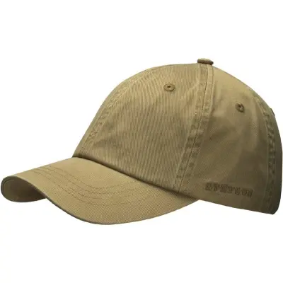 Stetson Baseball Cap Cotton Olive