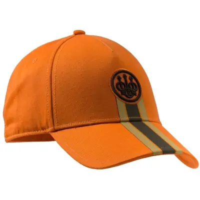 Beretta Corporate Striped Cap Orange