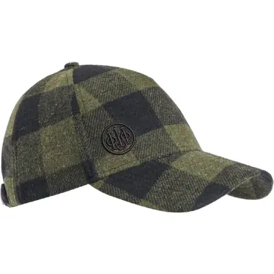 Beretta Lodge Checkered Cap Green Moss Check