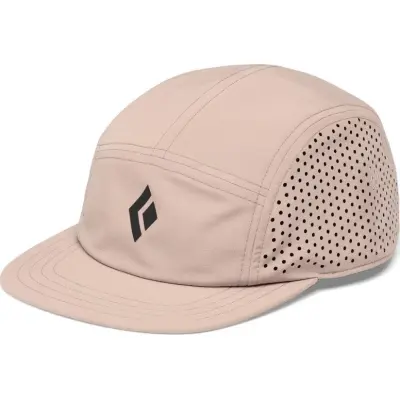 Black Diamond 5-Panel Synthetic Cap Pale Mauve-black Icon Logo