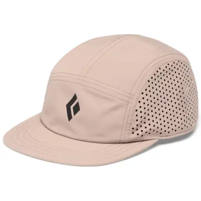 Black Diamond 5-Panel Synthetic Cap Pale Mauve/Black Icon Logo