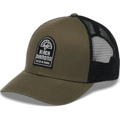 Black Diamond Men's Trucker Hat Basalt-black-black Cam Patch