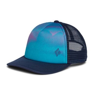 Black Diamond W Trucker Hat Big Wall Print/Eclipse