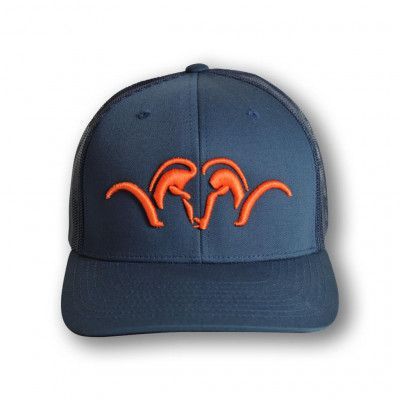 Blaser Snapback Keps  Mesh, Navy/Orange