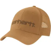 Carhartt Canvas Mesh-Back Logo Graphic Cap Carhartt Brown/oiled Walnut