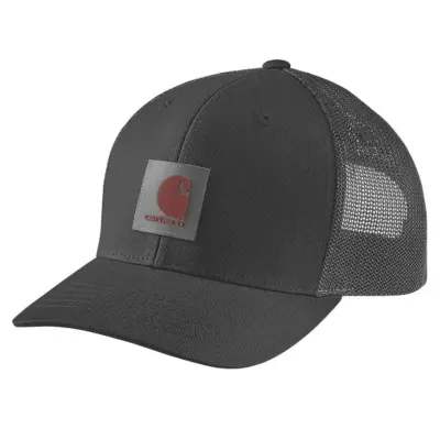 Carhartt Workwear Twill Mesh-Back Logo Patch Cap Black
