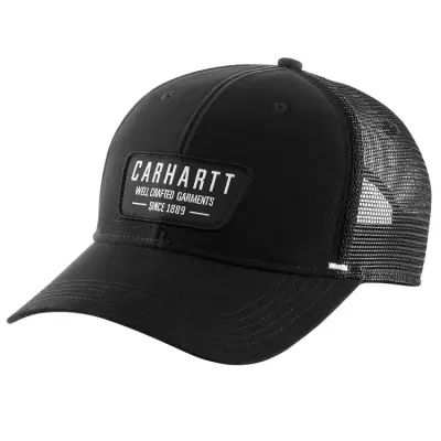 Carhartt Workwear Workwear Mesh Back Crafted Patch Cap Black