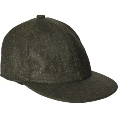 Chevalier Blake Cap Dark Green Harringbone
