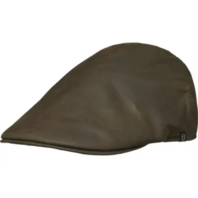Chevalier Unisex Torre Sixpence Cap Leather Brown