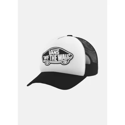 Classic Patch Curved Bill Truc, Black/White, Onesize,  Hattar