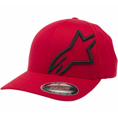 Corp Shift 2 Curved Brim, Red/Black, S/M,  Hattar