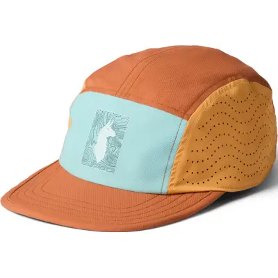 Cotopaxi Tech Plus 5-Panel Hat Tide Pool/Whiskey