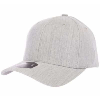 Crown 1 Premium Baseball Cap, Lt Grey Melange, L/Xl,  Hattar
