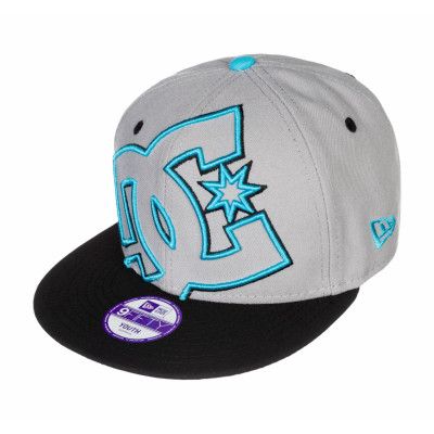 Dc Kids Double Up Cap, Grey/Black, Onesize,  Dc