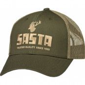 Sasta Deer Cap Forest Green/ Khaki Brown