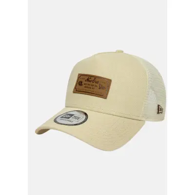 DENIM LEATHER PATCH TRUCKER N